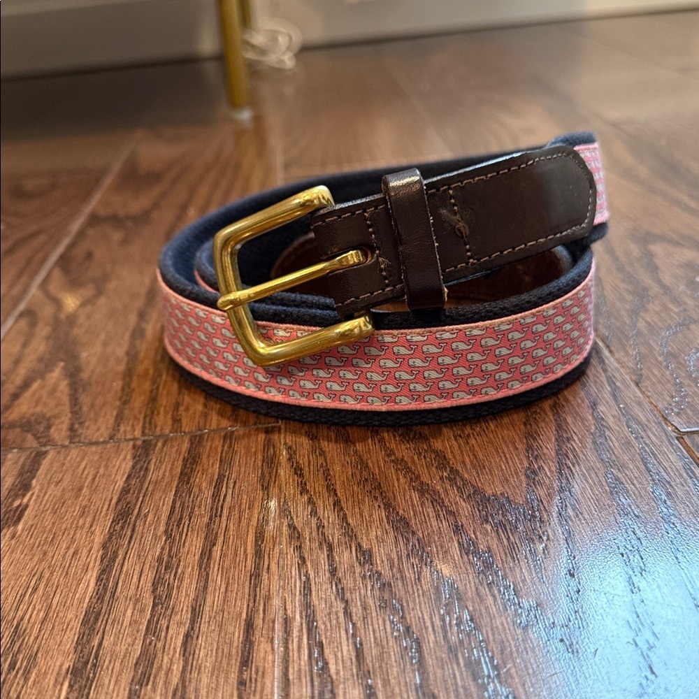 Vineyard Vines Vineyard Whale Canvas Club Belt